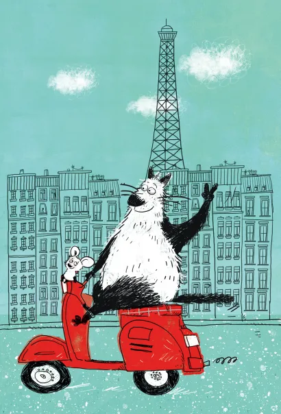 Обложка Блокнот mini. Блокнот, поднимающий настроение (в Париже) 