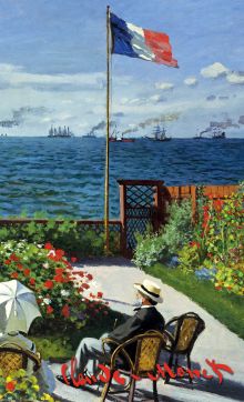 Блокнот в пластиковой обложке. Моне. Терраса в Сент-Адресс (формат малый, 64 страницы) (Арте)