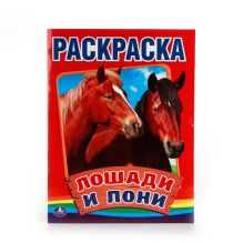 - ЛОШАДИ И ПОНИ. (ПЕРВАЯ РАСКРАСКА). ФОРМАТ: 215Х290 ММ. ОБЪЕМ: 16 СТР. в кор.50шт обложка книги - ЛОШАДИ И ПОНИ. (ПЕРВАЯ РАСКРАСКА). ФОРМАТ: 215Х290 ММ. ОБЪЕМ: 16 СТР. в кор.50шт обложка книги