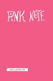 Обложка Pink Note. Романтичный блокнот с розовыми страницами 