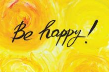 Кардхолдер Be happy! (100х75 мм, на 20 карт)