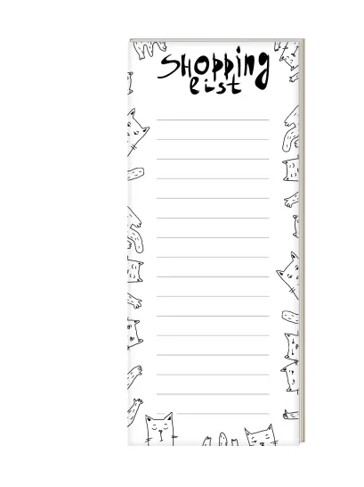 Обложка Шоппинг-листы (оф.2 Котики рядом) 