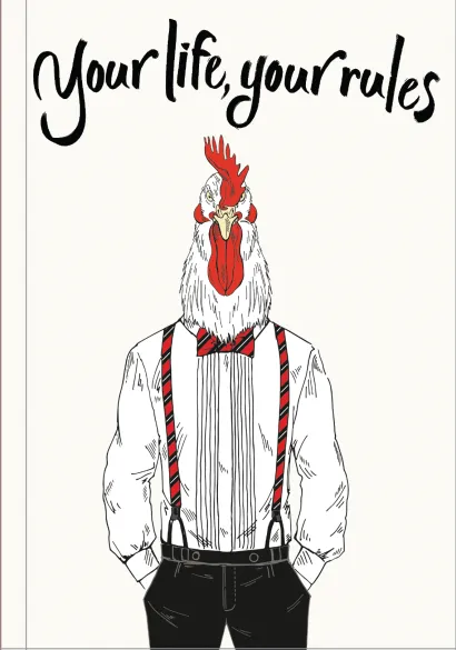 Обложка Your life, your rules (Блокнот для хипстеров) (твердый переплет, 136х206 мм)