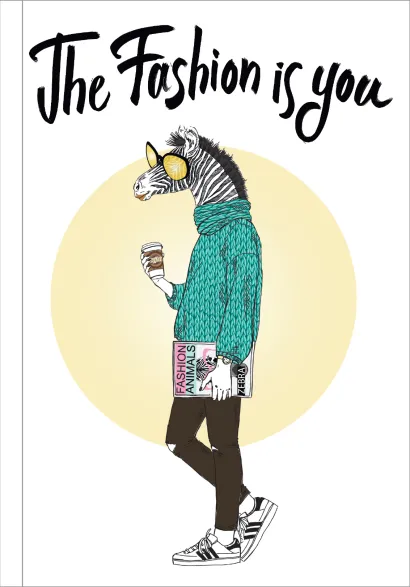 Обложка The fashion is you (Блокнот для хипстеров) (твердый переплет, 136х206 мм) 