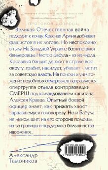 Обложка сзади Бандеровский схрон Александр Тамоников