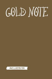 Gold Note. Креативный блокнот с золотыми страницами