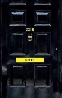 Обложка Шерлок. 221b Note. Стильный блокнот для поклонников великого сыщика 