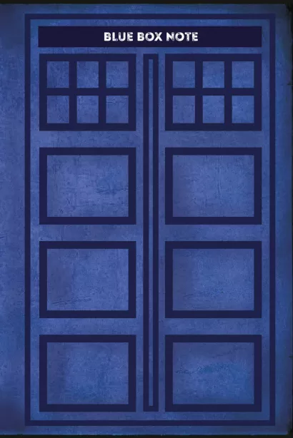 Обложка Blue Box Note. Космический блокнот для путешественников во времени 