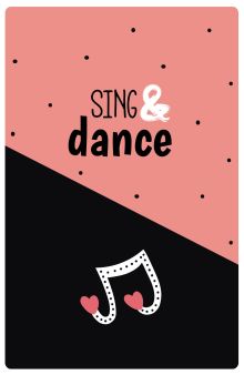 Обложка Sing & dance (А5) 