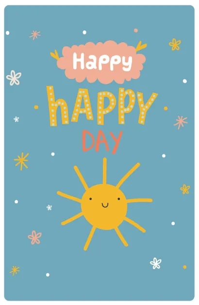 Обложка Happy-happy day (А5)