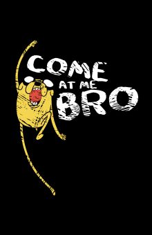 Блокнот "Джейк. Come at me, bro" (с резинкой)