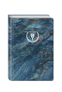 Золин П.О. - Блокнот Top Business Awards - нелинованный (синий мрамор) обложка книги Золин П.О. - Блокнот Top Business Awards - нелинованный (синий мрамор) обложка книги