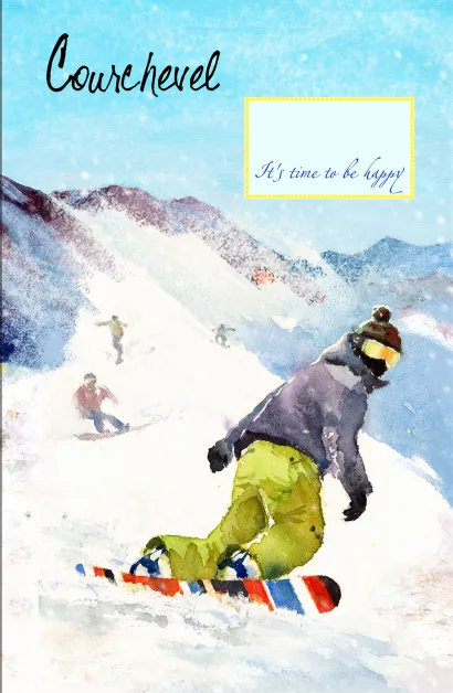 Обложка Блокнот. Куршевель 