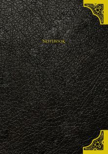 Дневник Тома Реддла (артефакт из фильма, обложка из эко-кожи, металлические уголки)