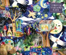 Блокнот для художественных идей. Сказочный лес, от дизайнера Карины Кино (твёрдый переплёт, 96 стр., 240х200 мм)