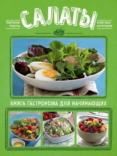 Обложка Салаты (книга гастронома для начинающих) 