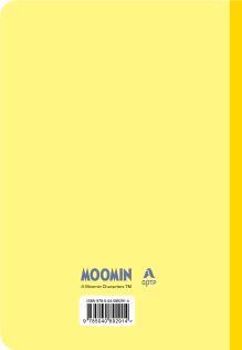 Обложка сзади Ежедневник Муми-тролль (недатированный, жёлтая обложка) (Арте) 