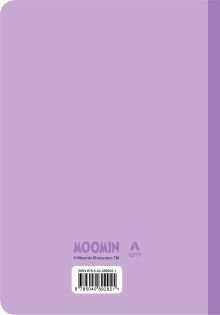 Обложка сзади Ежедневник Муми-тролль (недатированный, лиловая обложка) (Арте) 