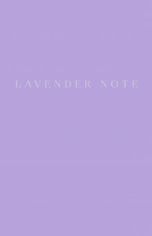 Обложка Lavender Note. Мои лавандовые мечты. Блокнот с цветными страницами (обложка на ткани) 