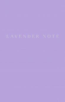 Lavender Note. Мои лавандовые мечты. Блокнот с цветными страницами (обложка на ткани)