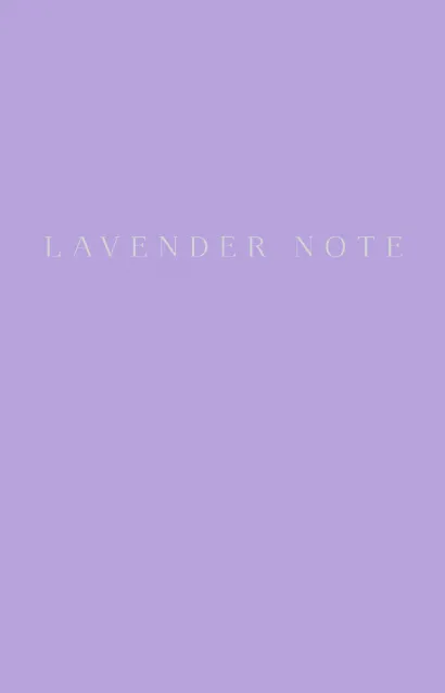 Обложка Lavender Note. Мои лавандовые мечты. Блокнот с цветными страницами (обложка на ткани) 
