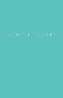 Обложка Mint Planner 