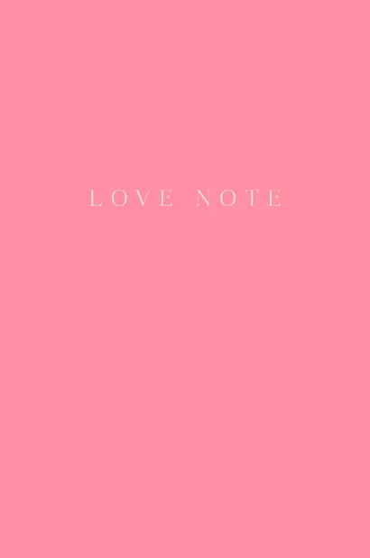 Обложка Love Note 