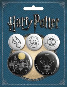 Набор значков. Гарри Поттер (5 шт.) (оф.3)
