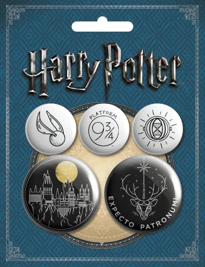 Обложка Набор значков. Гарри Поттер (5 шт.) (оф.3) 