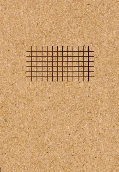 Обложка Блокнот. Что внутри? - клетка ( обложка крафт, круглые углы, в клетку) (Арте) 