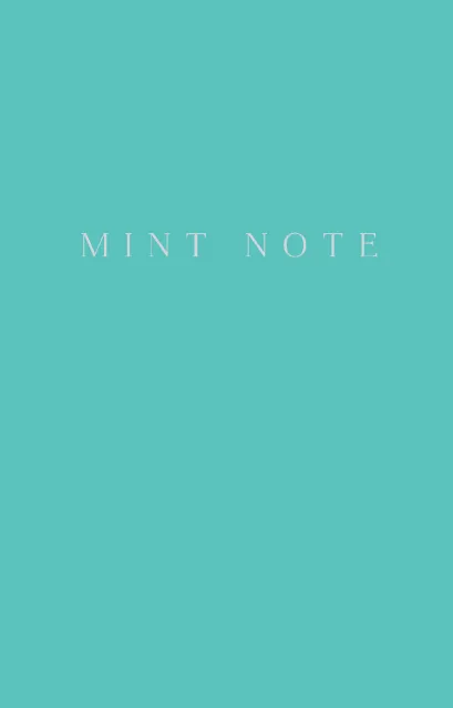 Обложка Mint Note (мини) 