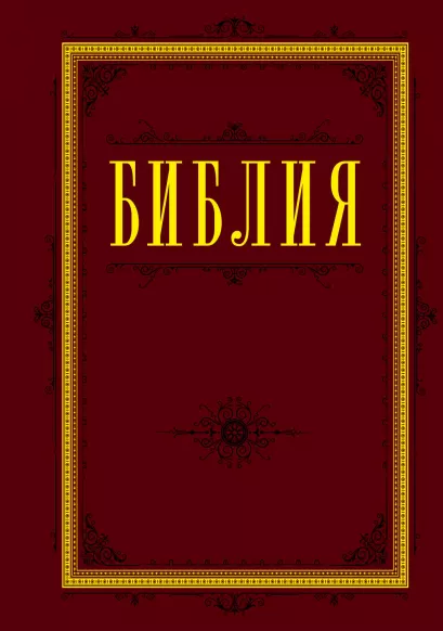 Обложка Библия. Книги Священного Писания Ветхого и Нового Завета 60х84/16 (бордо) 