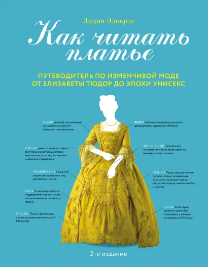 Обложка Как читать платье. Путеводитель по изменчивой моде от Елизаветы Тюдор до эпохи унисекс Лидия Эдвардс