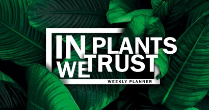 Обложка Мини-планер. In PLANTS we trust 