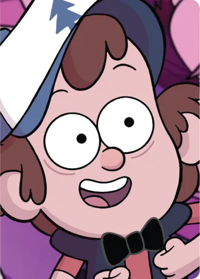 Обложка Блокнот А6. Диппер