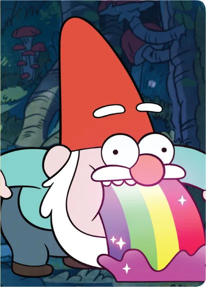 Обложка Блокнот А6. Гном