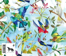 Обложка сзади Блокнот для художественных идей. Райские птицы от дизайнера Карины Кино (твёрдый переплёт, 96 стр., 240х200 мм) Карина Кино