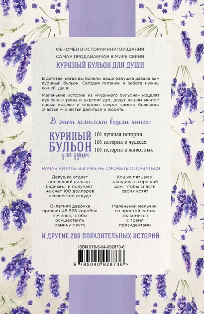 Обложка Куриный бульон для души. 303 лучшие истории, которые согревают сердце и исцеляют душу 