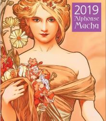 Обложка Альфонс Муха. Календарь настенный на 2019 год 