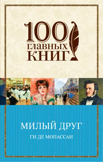 Обложка Милый друг Ги де Мопассан