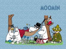 Кардхолдер. Муми-тролли (в форме книжки, 215х65 мм)