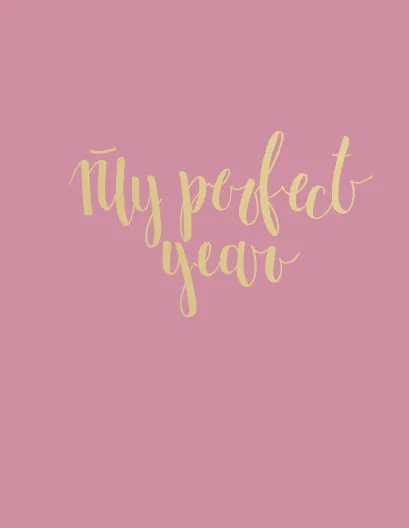Обложка Ежедневник. My perfect year (розовый) (в точку) Любовь Дрюма