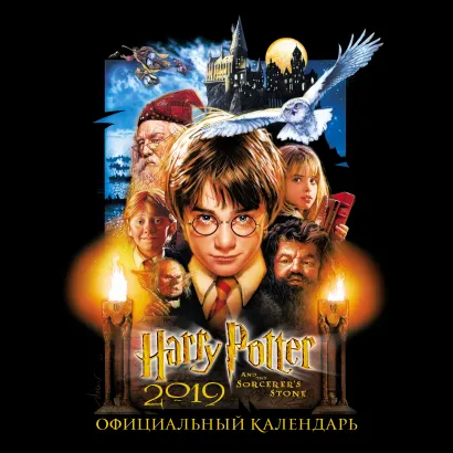 Обложка Гарри Поттер. Календарь настенный на 2019 год (170х170 мм) 