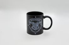 Кружка Хогвартс (черная в коробочке)