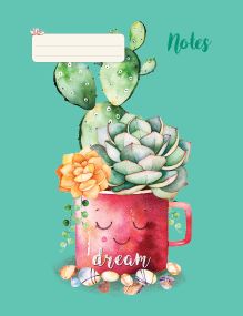 Тетрадь Кактусы (клетка)