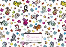 Обложка Вселенная tokidoki. Единорожки. Альбом для рисования (формат А4, офсет 160 гр., 50 страниц, евроспираль, с заданиями) 