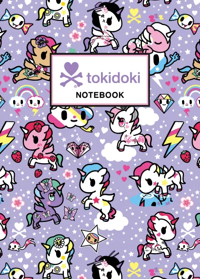 Обложка Блокнот. Единорожка 