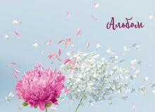 Астры. Альбом для рисования (формат А4, 80 страниц, офсет 160 гр., евроспираль)