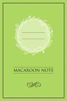 Блокнот с цветными страницами (фисташка, мягкая обложка, линовка, на скобе)