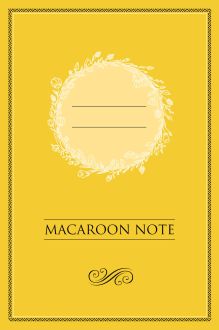 Блокнот с цветными страницами (лимон, мягкая обложка, линовка, на скобе)